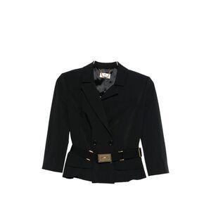 Elisabetta Franchi Women Belted Double-Breasted Jacket